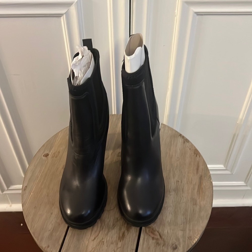 NWT!!!  Black, lug sole boots